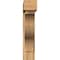 Ekena Millwork Funston Block Rough Sawn Bracket w/ Offset Brace, Western Red Cedar, 8"W x 32"D x 38"H BKT0806X32X38FST05RWR - alternate 3